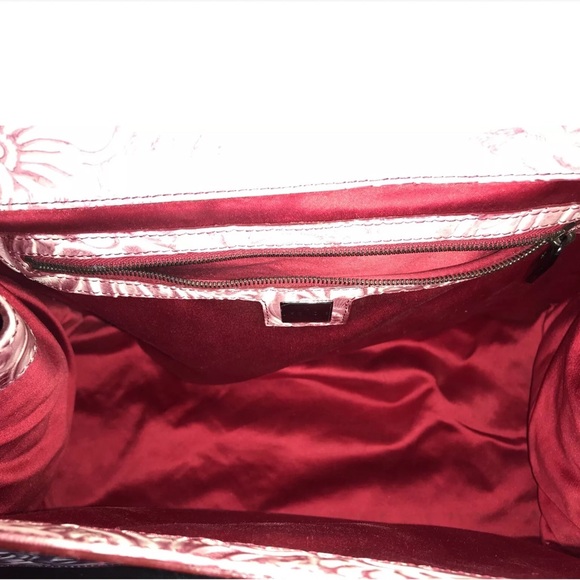 RARE Find... FENDI Tooled Leather Colorful Handbag - Picture 5 of 16